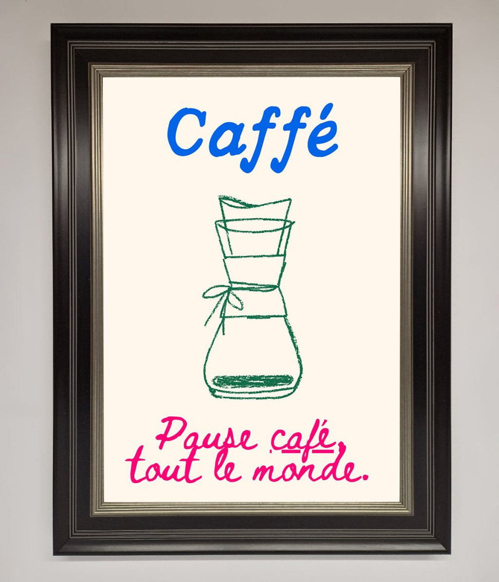 Caffe Art Framed Print