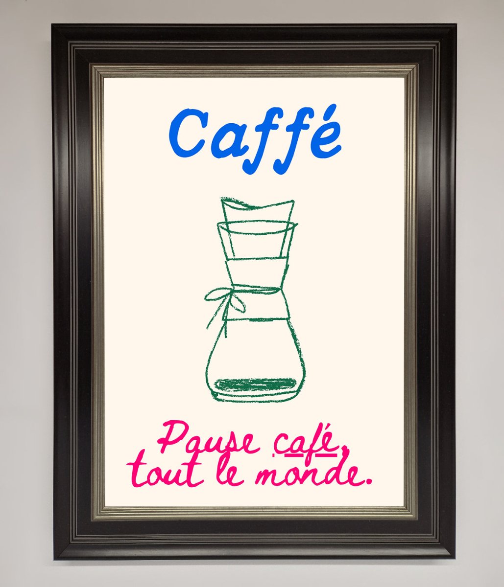 Caffe Art Framed Print