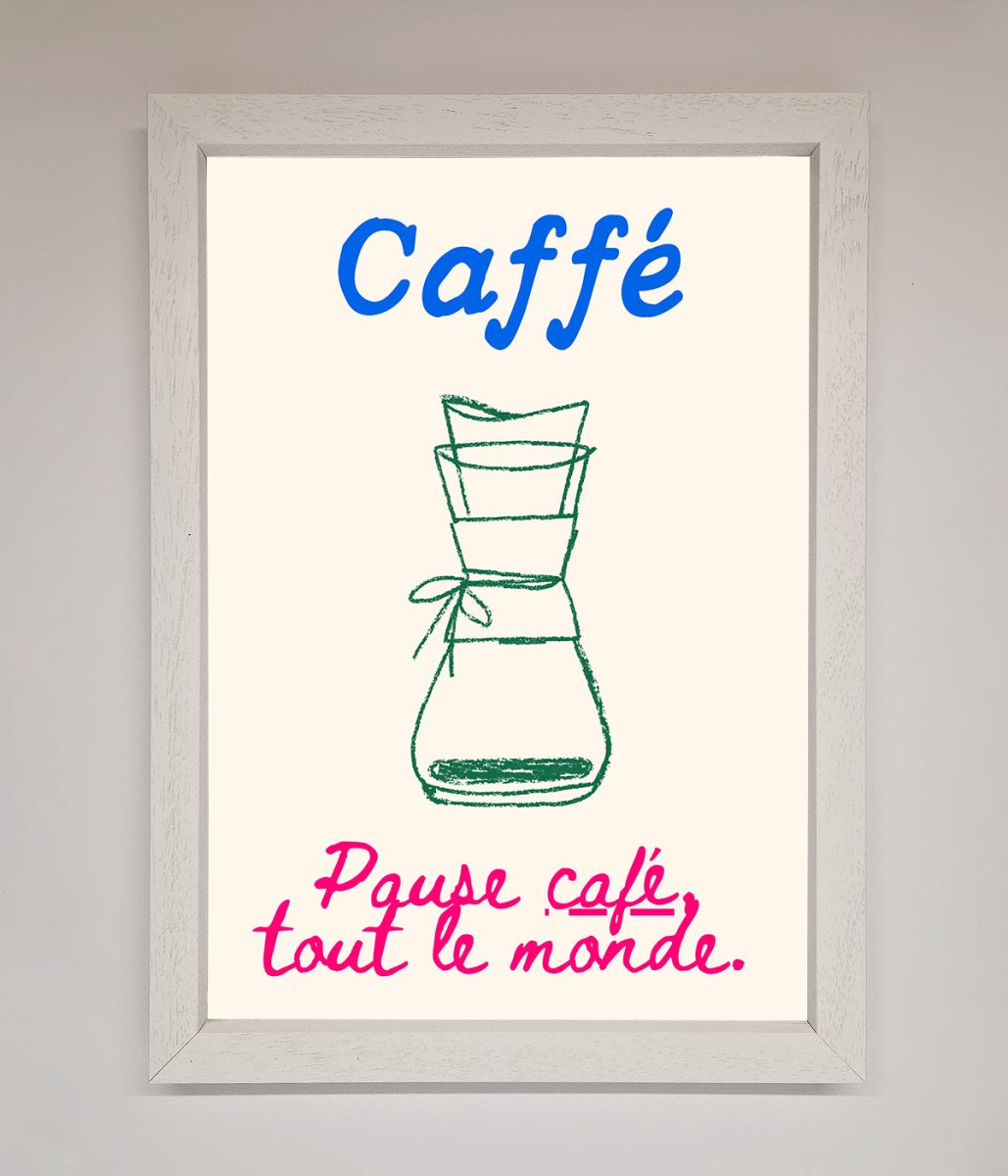 Caffe Art Framed Print