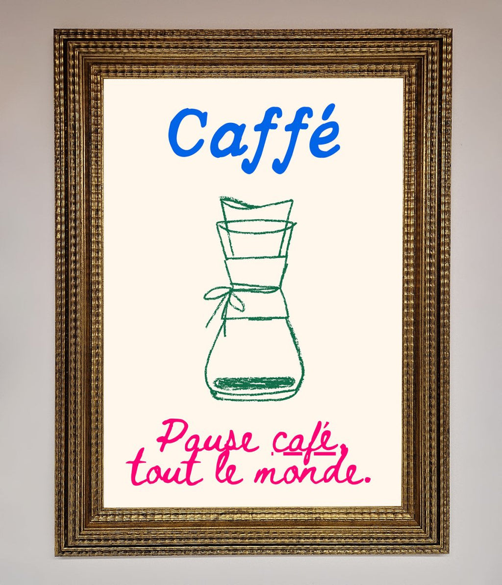 Caffe Art Framed Print