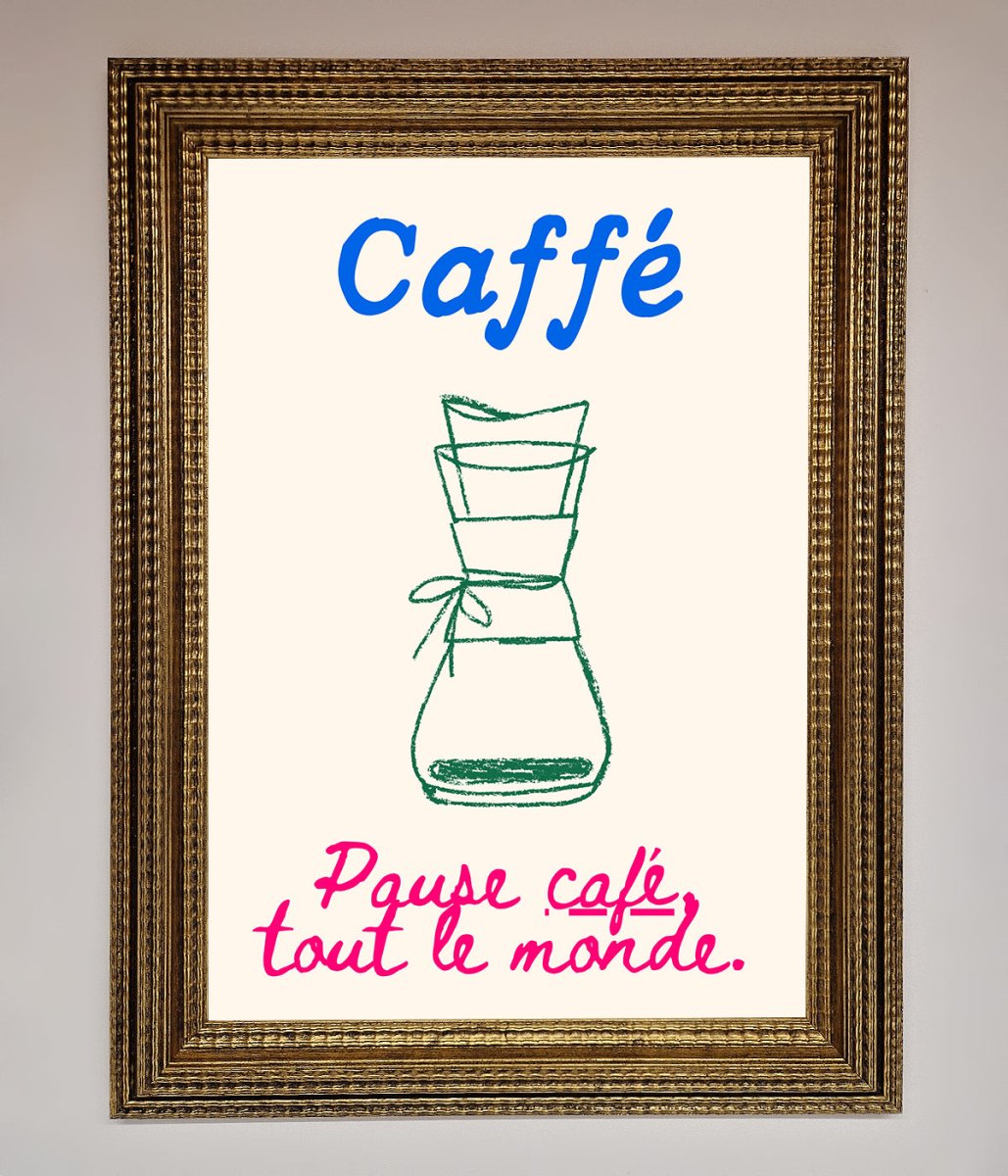 Caffe Art Framed Print