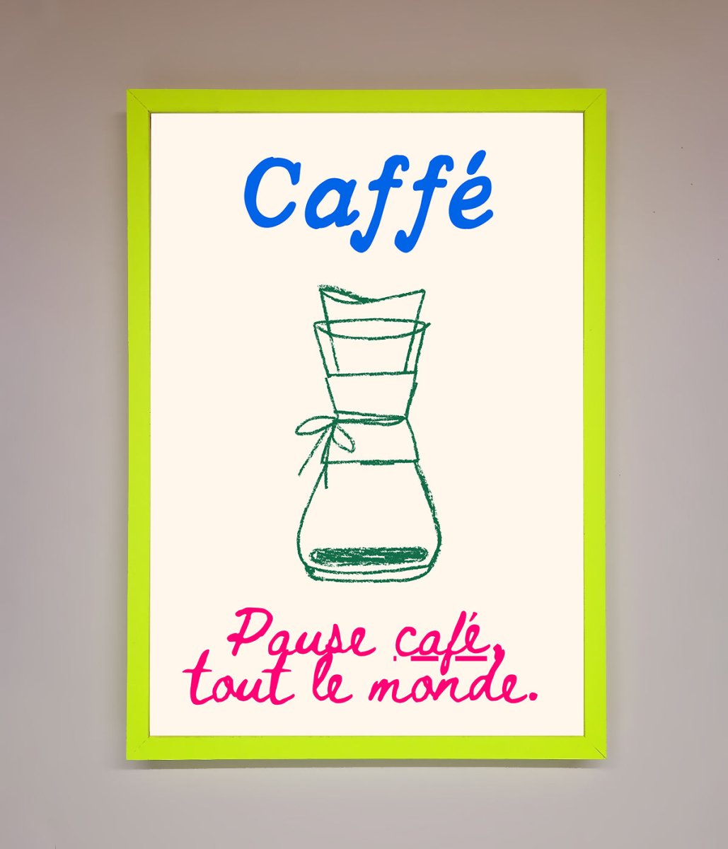 Caffe Art Framed Print
