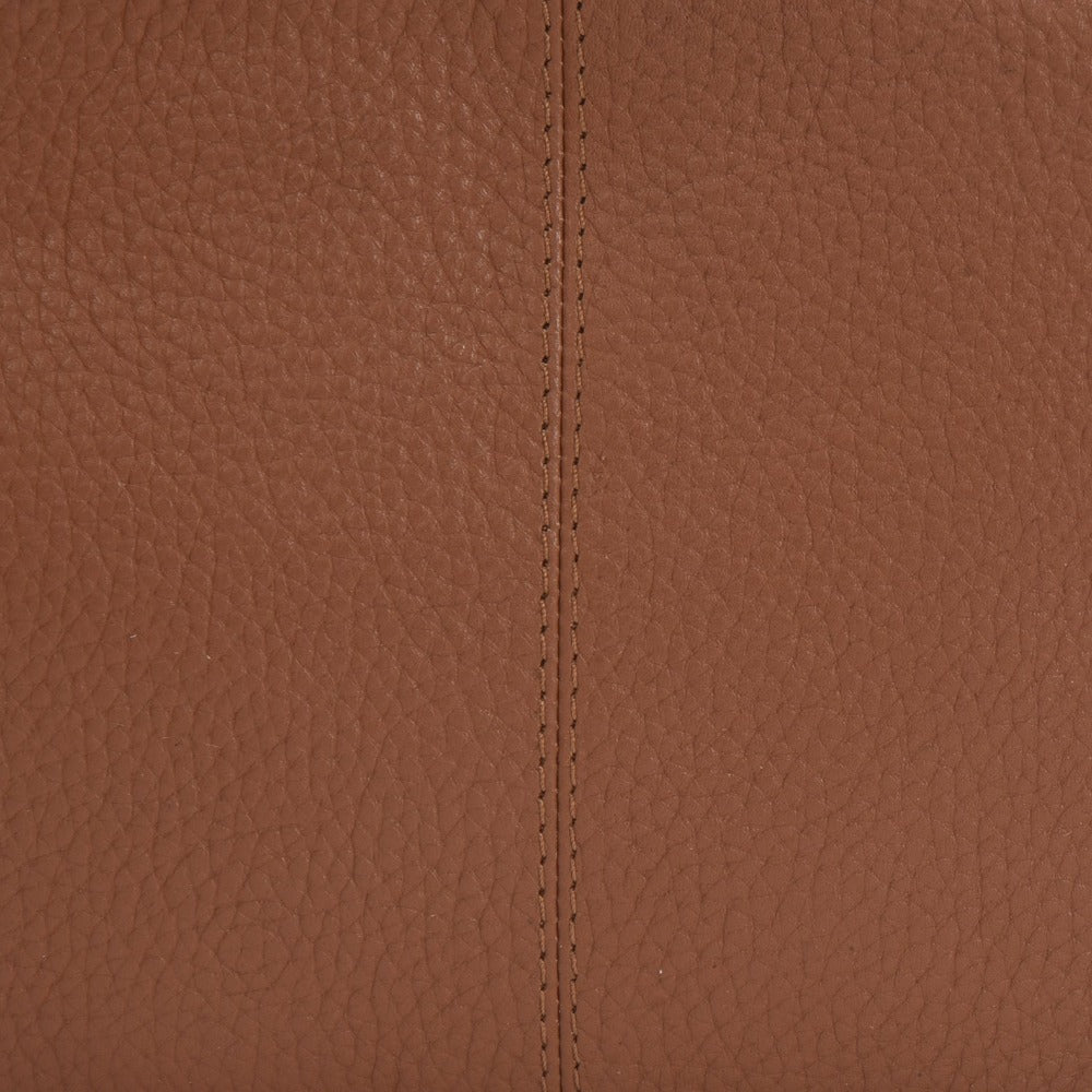 Camel Drawcord Leather Hobo Shoulder Bag Brix and Bailey Ethical Handbag Brand