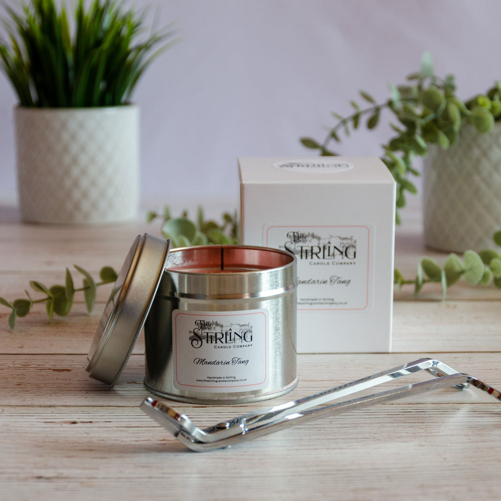 Mandarin Tang - Travel Tin Candle - Wooden Wick