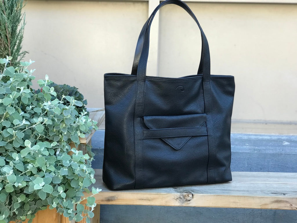 Borough Vegan Tote Bag in 3 Colors