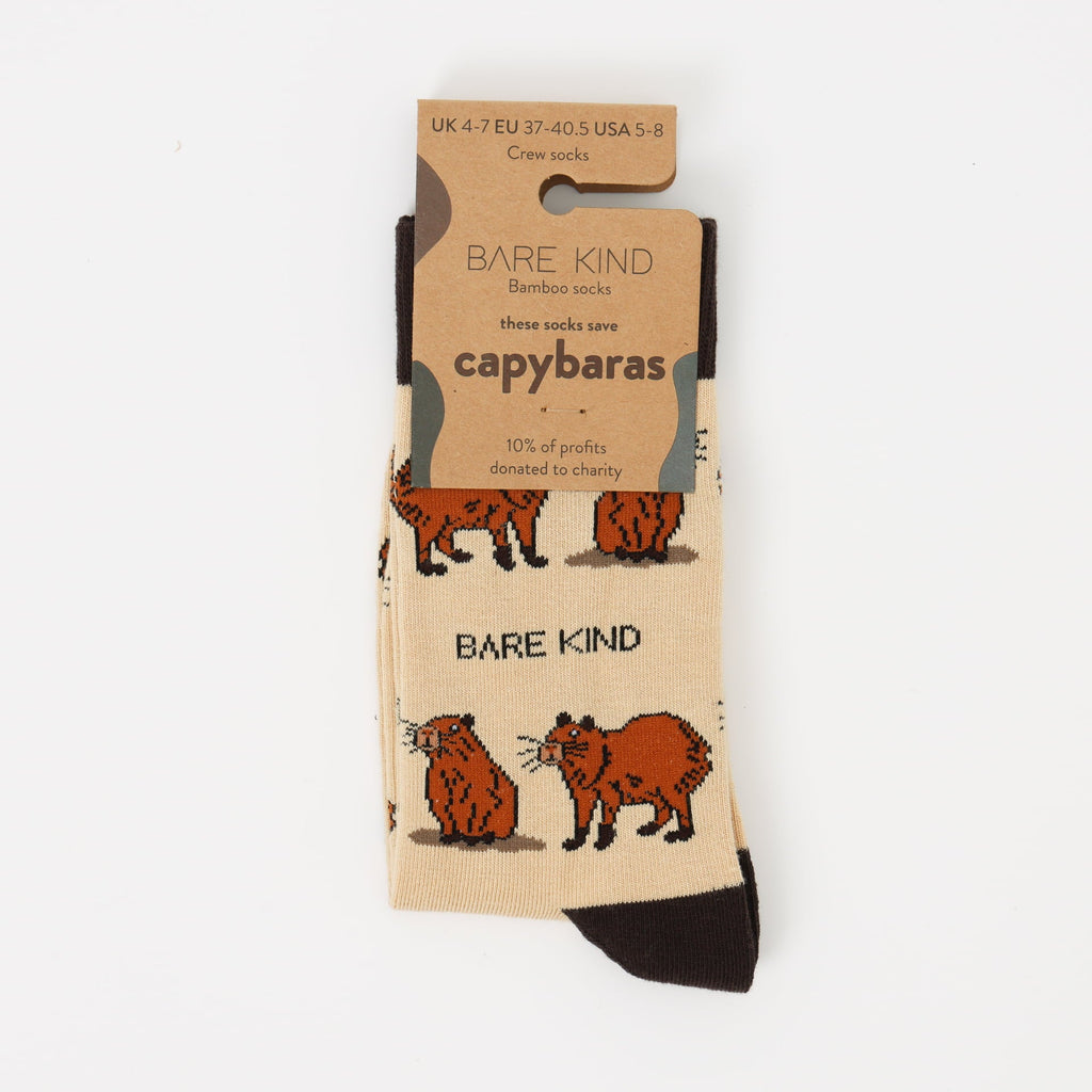 Save the Capybara Bamboo Socks