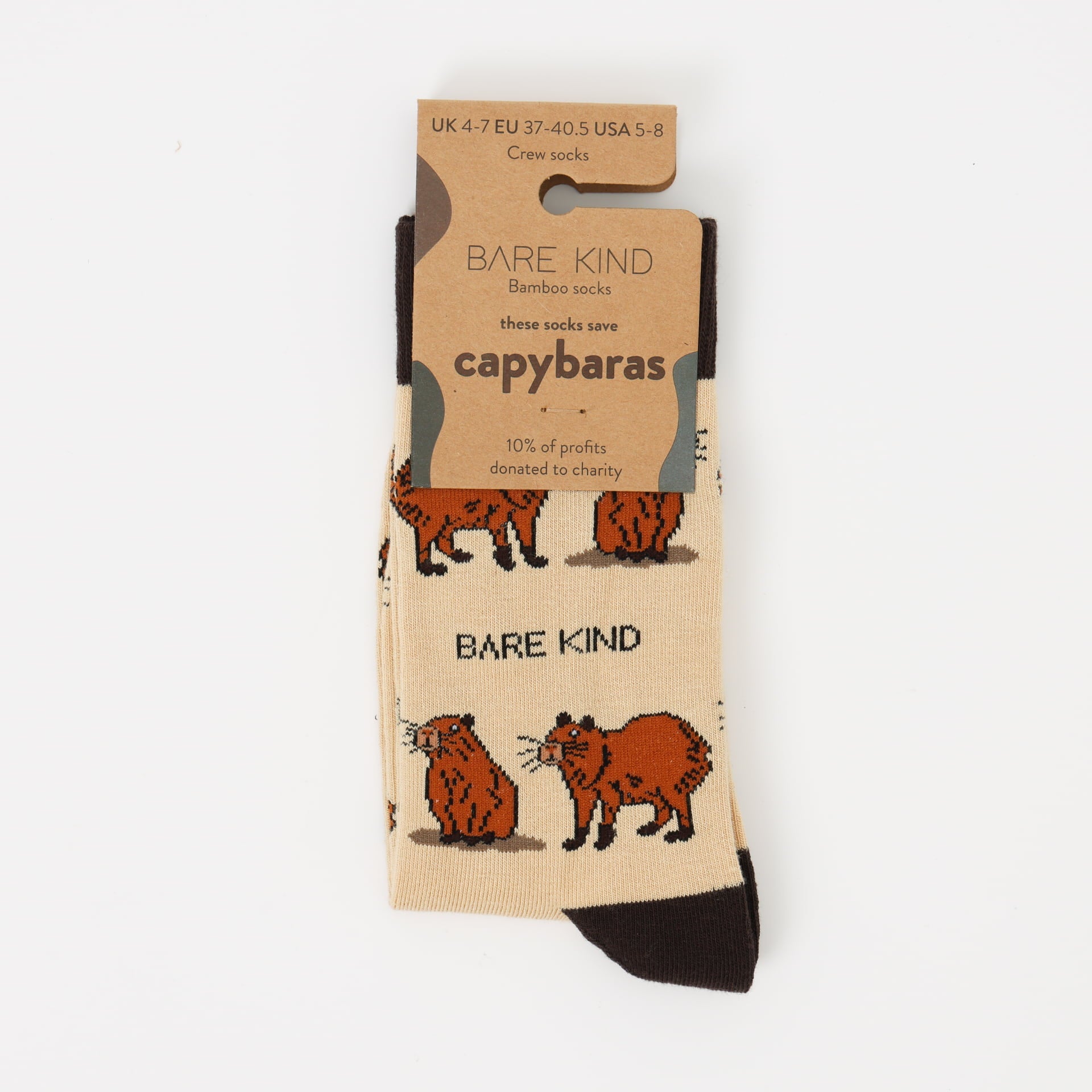 Save the Capybara Bamboo Socks