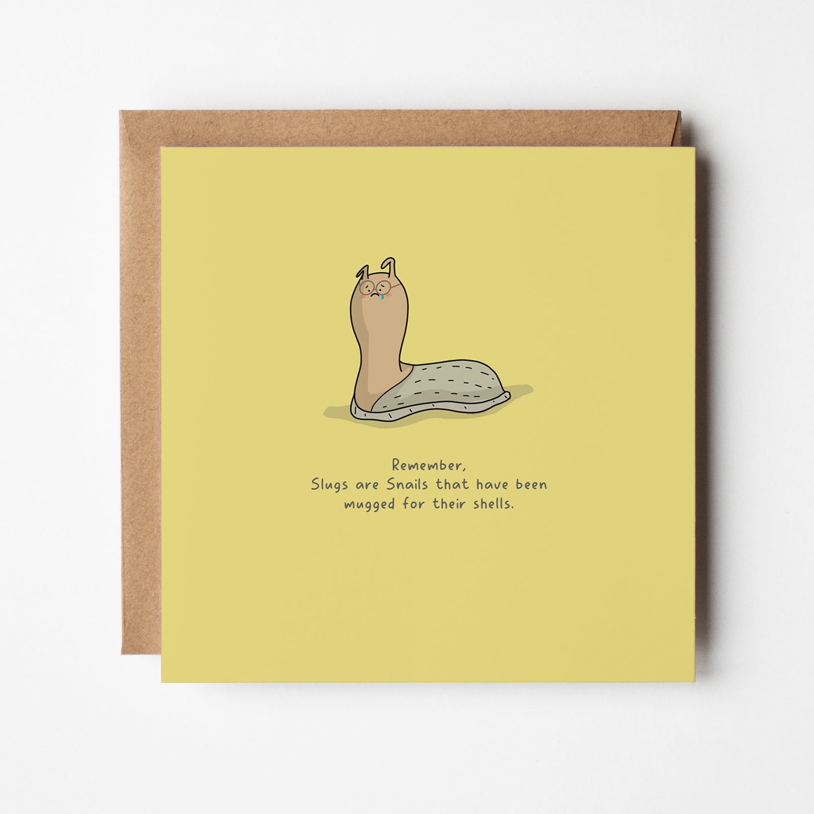 Why Slugs Lost Their Shells Greeting Card