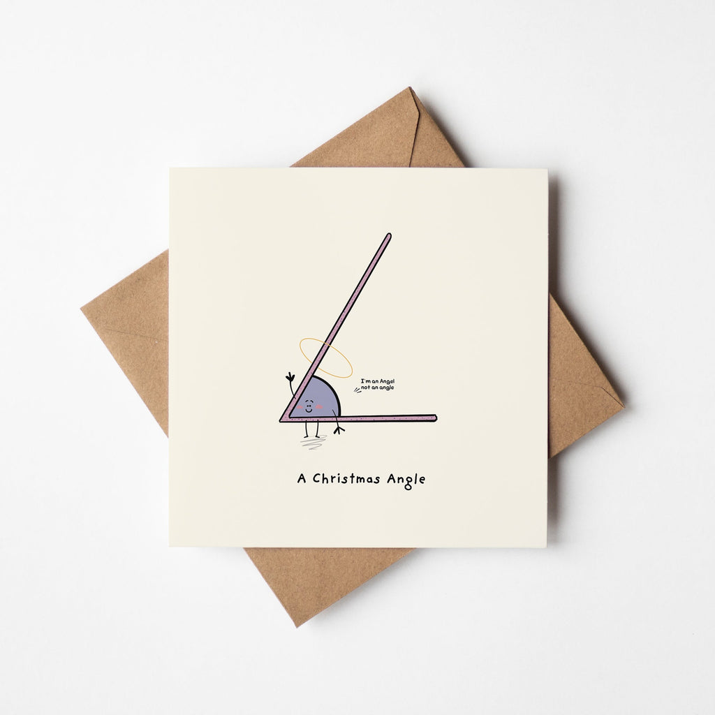 A Christmas Angle – Funny Greeting Card