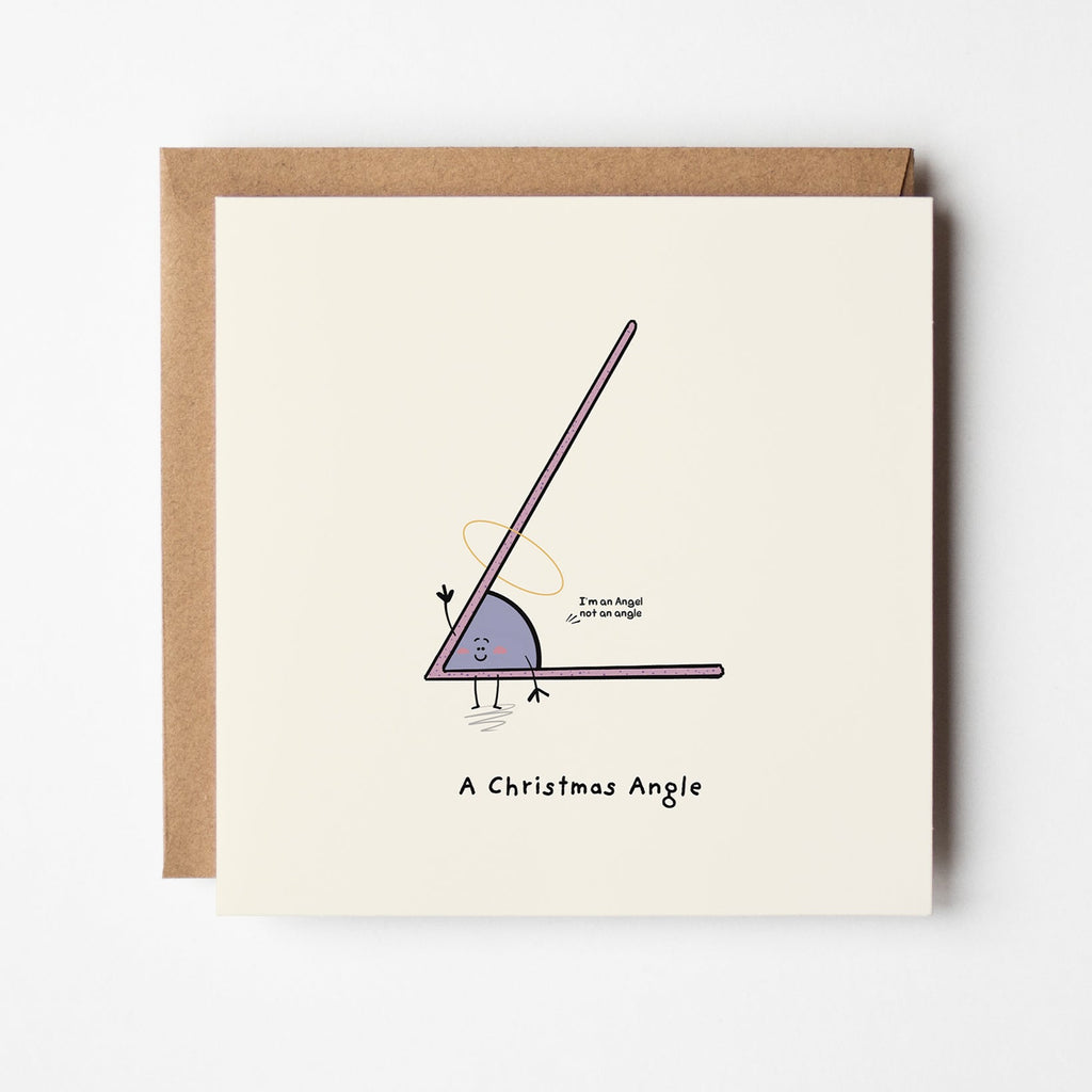 A Christmas Angle – Funny Greeting Card