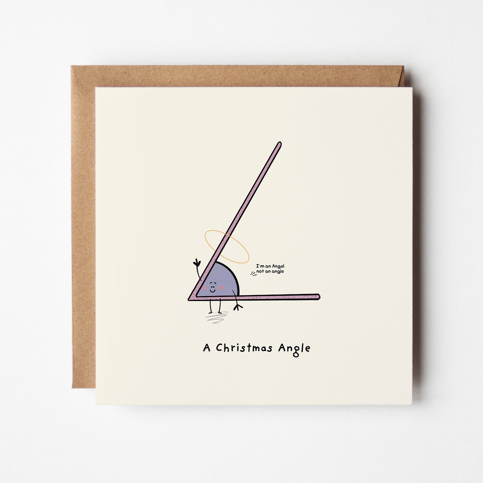 A Christmas Angle – Funny Greeting Card