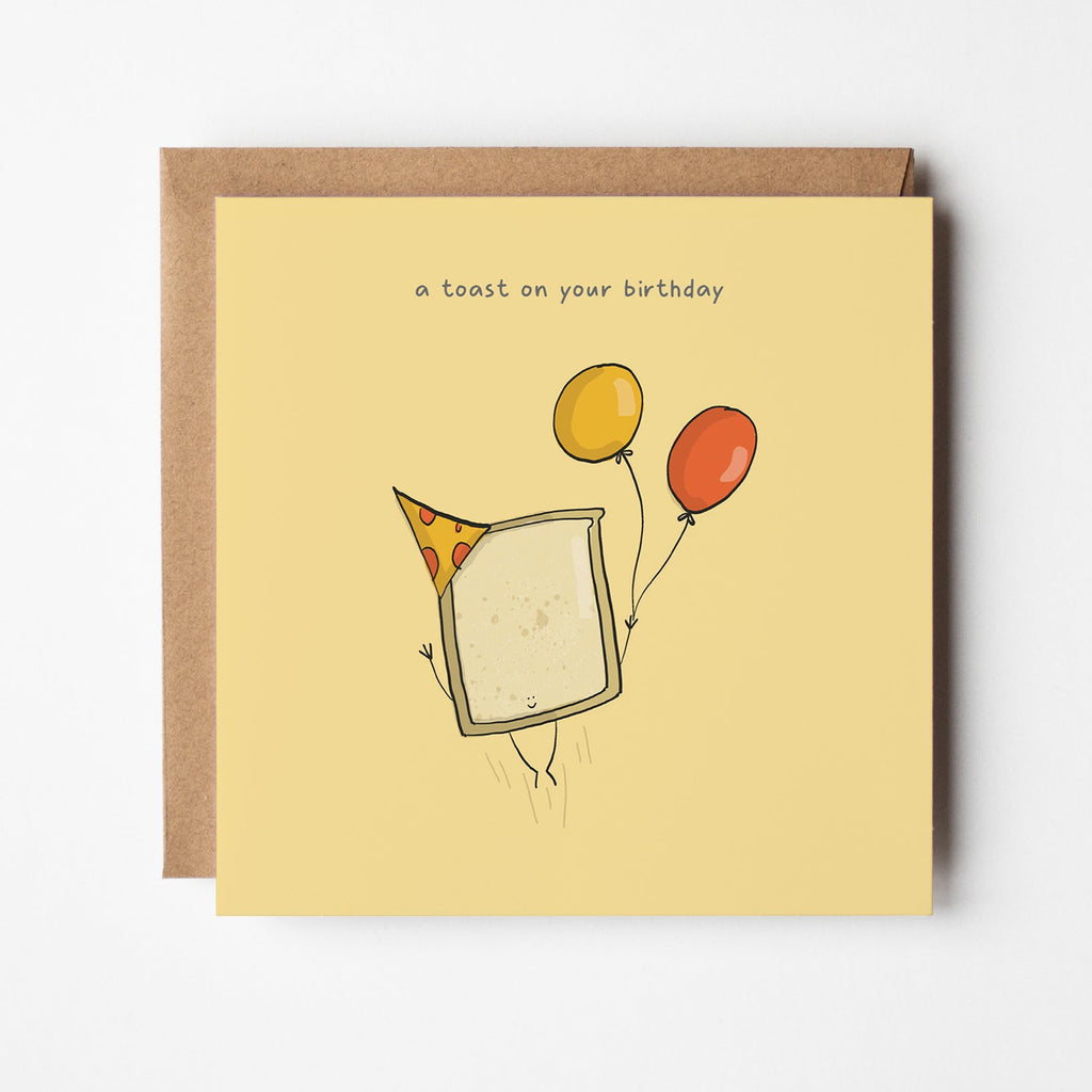 A Toast On Your Birthday Greeting Card
