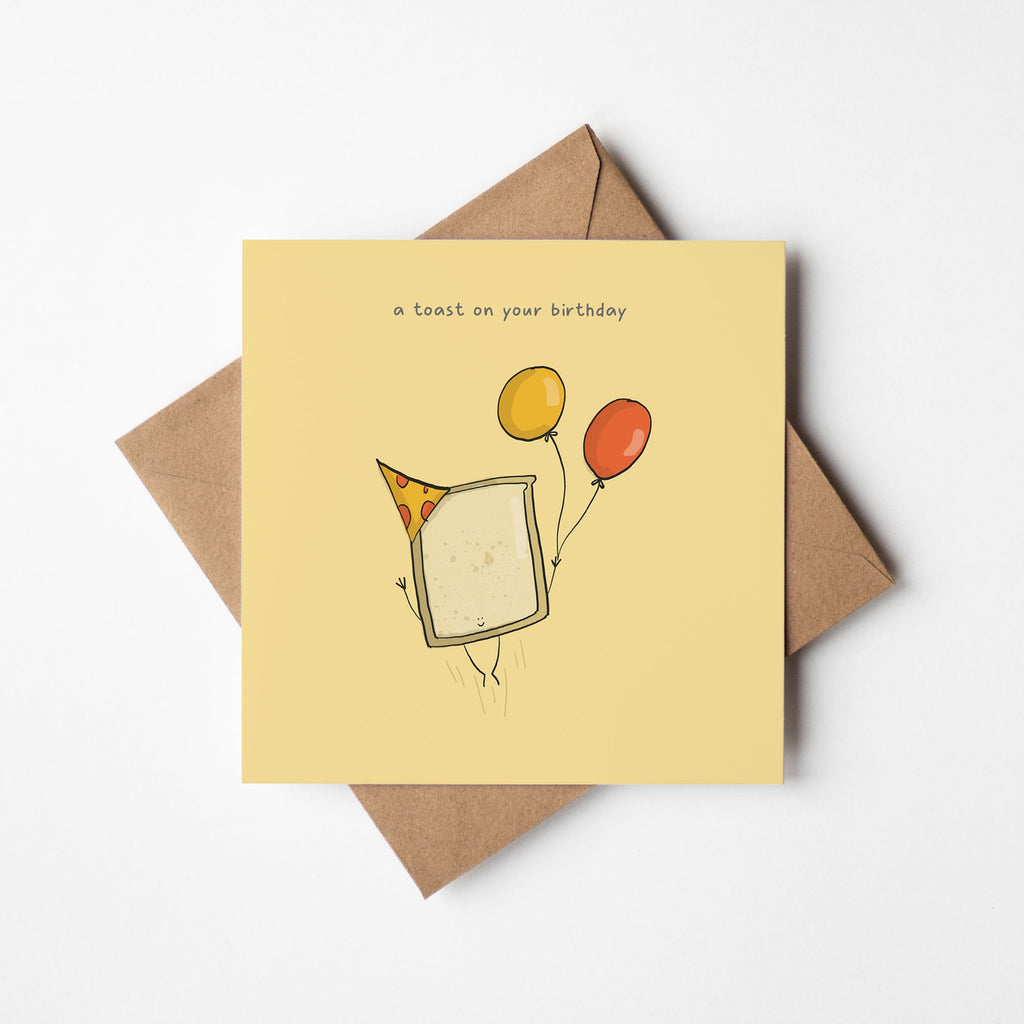 A Toast On Your Birthday Greeting Card