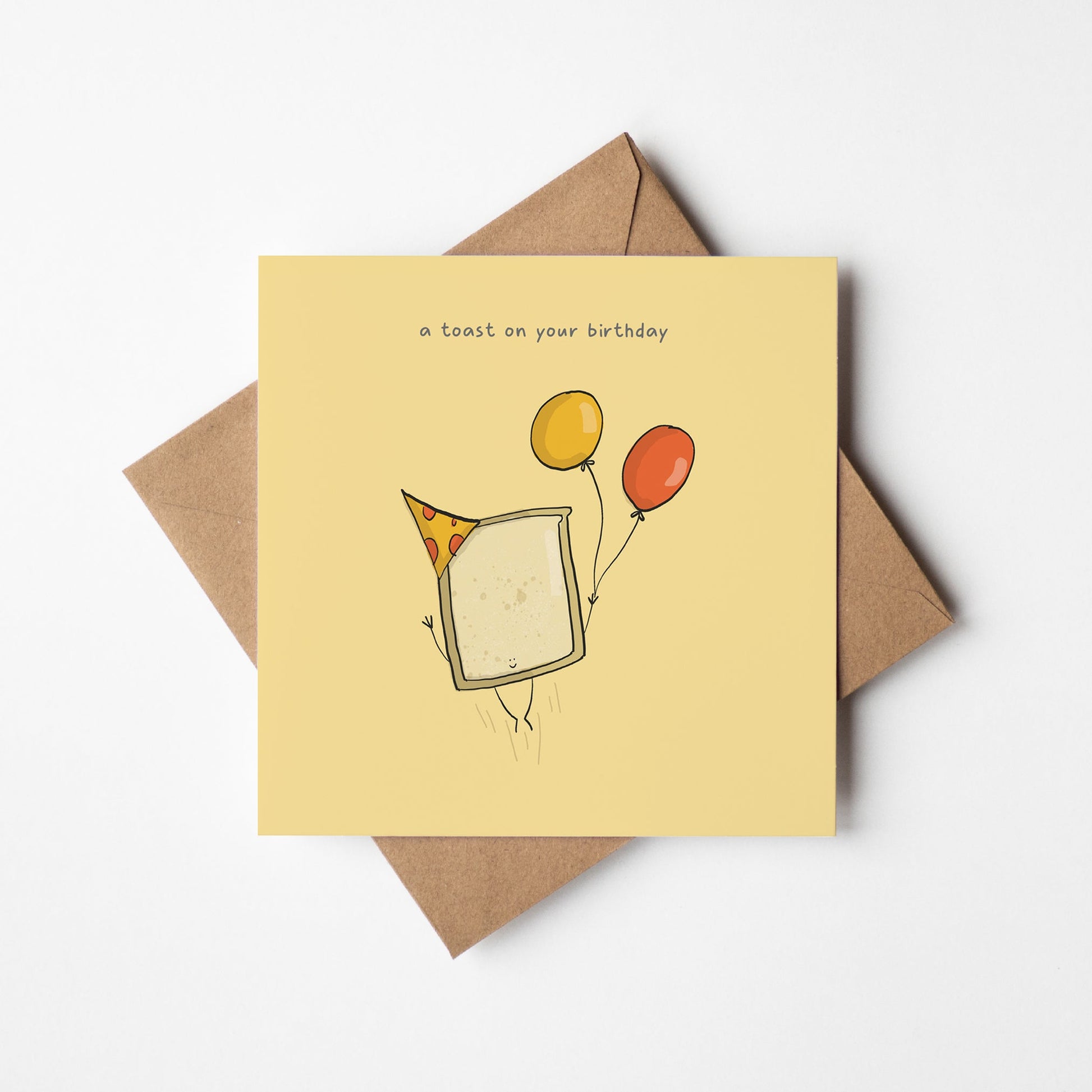 A Toast On Your Birthday Greeting Card