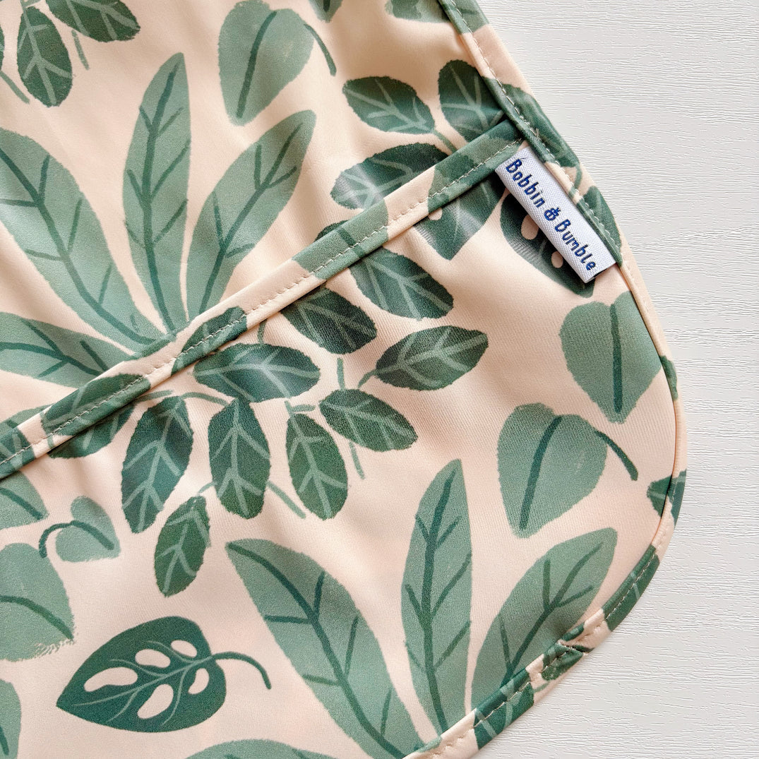 Long Sleeved Baby Bib - Houseplant Haven