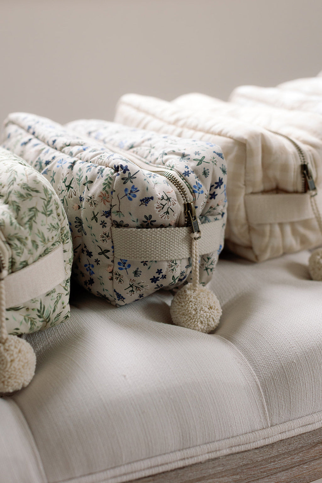 Quilted Washbag - Wildflower