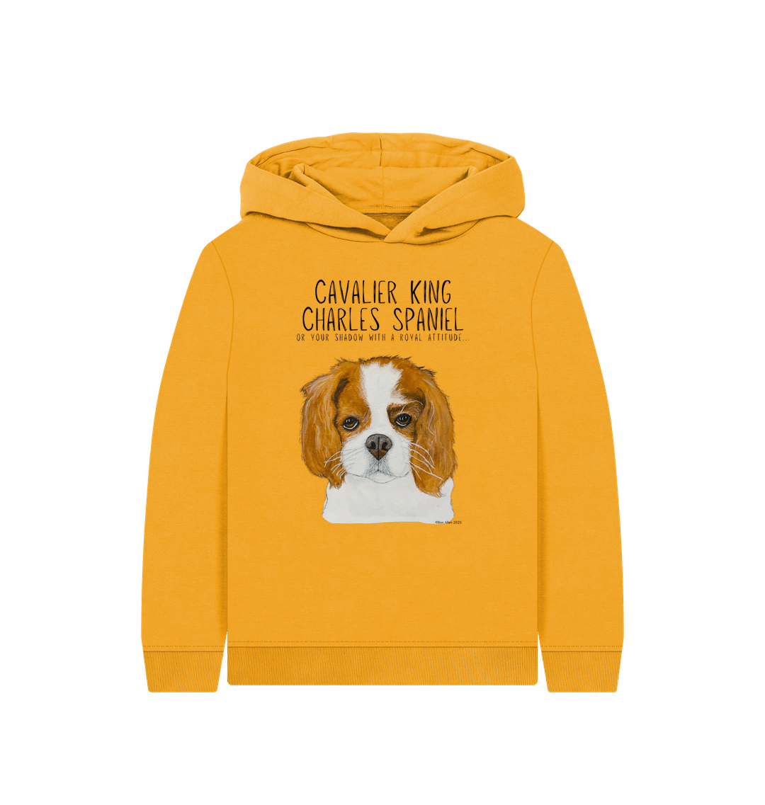 Little Monarchs & Muzzles: Eco Kids Hoodie for Pup-Loving Royalty