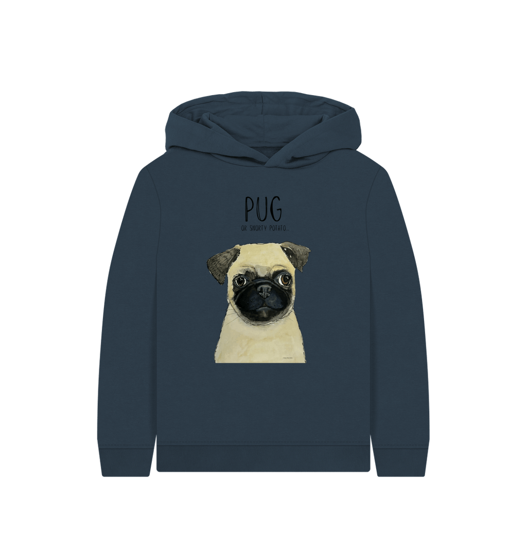 Pug-tastic Cozy Kids Hoodie – Snuggle Up in Pug Perfection!