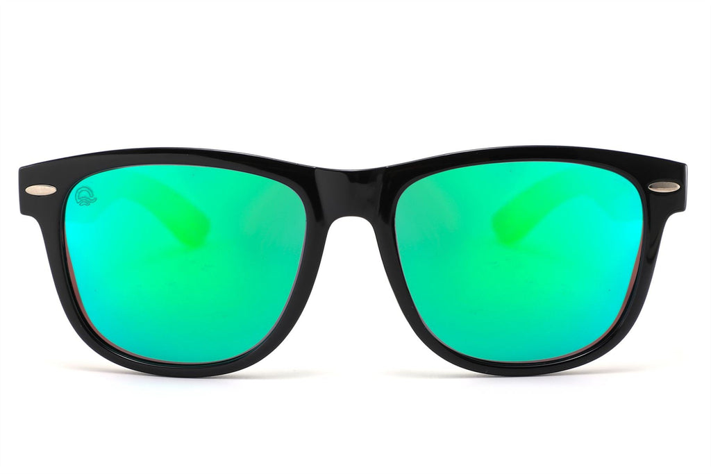 Luma Sunglasses - Wistmans - Black/Green