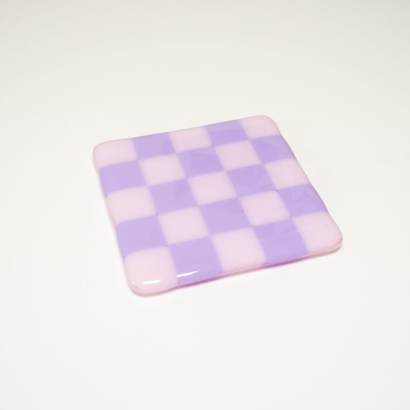 10cm Chequered Dual Coloured Coaster - Bullseye Collection