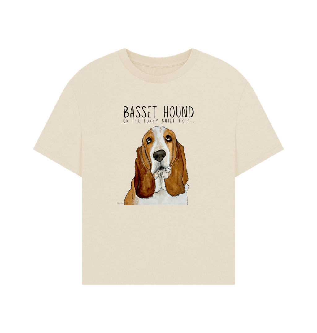 Basset Hound Women’s Relaxed Fit T-Shirt: Wear Your Guilt with Style!