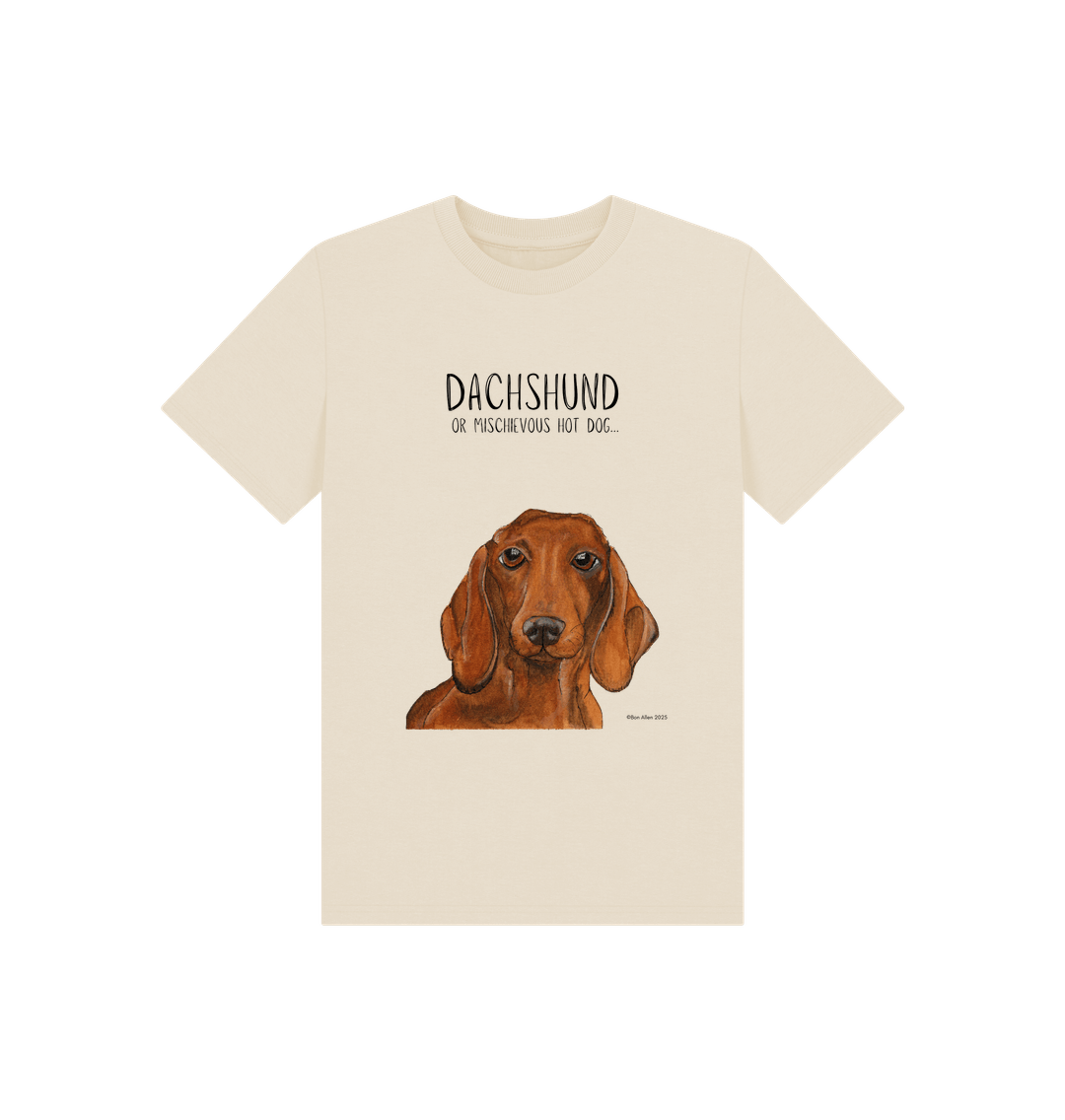 Mischievous Hot Dog Kids' T-Shirt – Small Pup, Big Attitude!