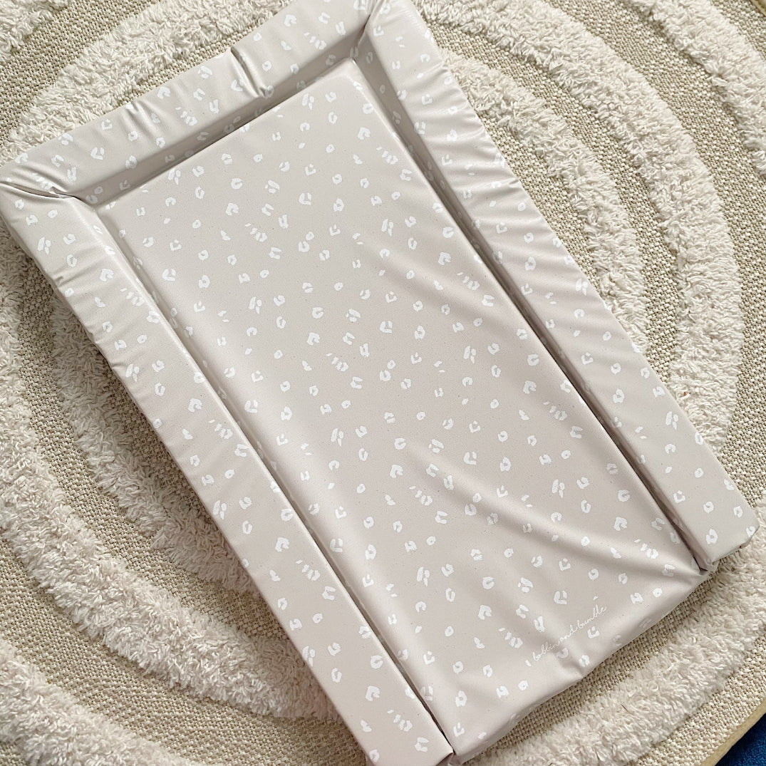 Standard Changing Mat - Sand Animal Print