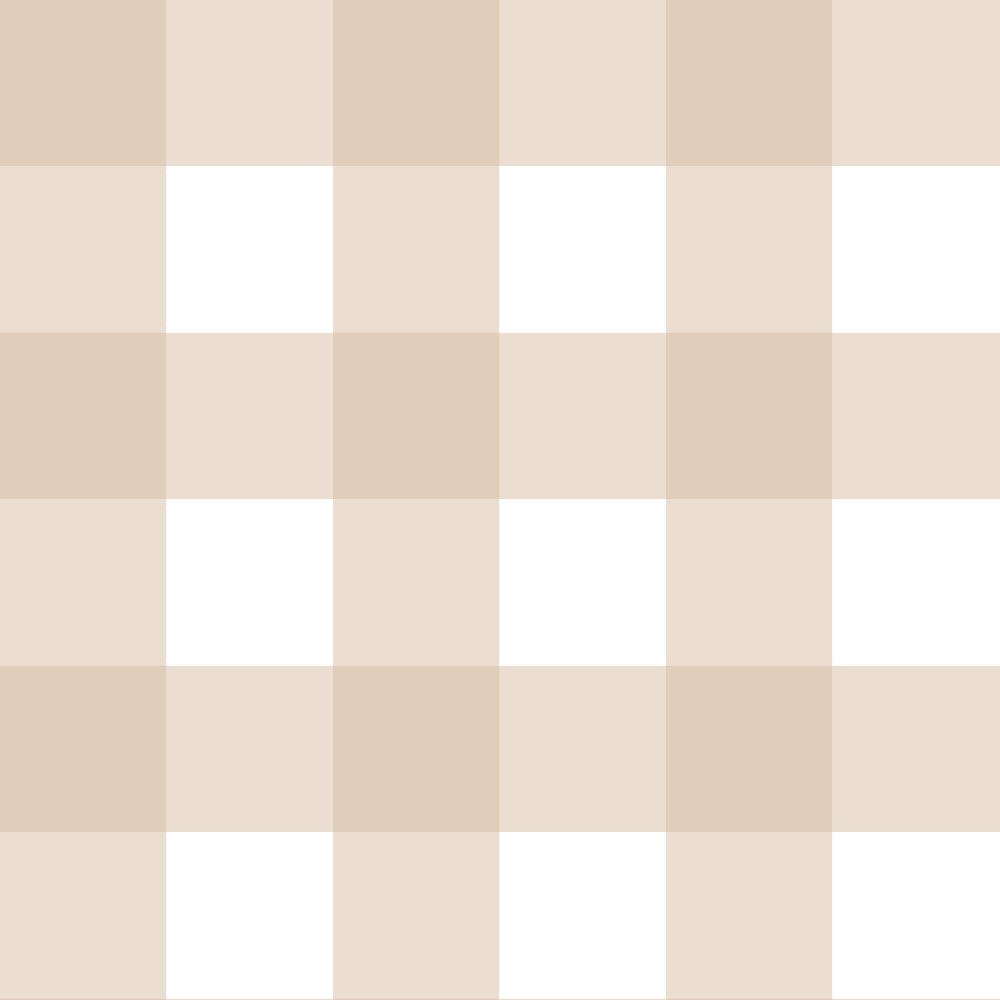 bold beige check wallpaper strip with a confident artisan-made pattern for a classic home