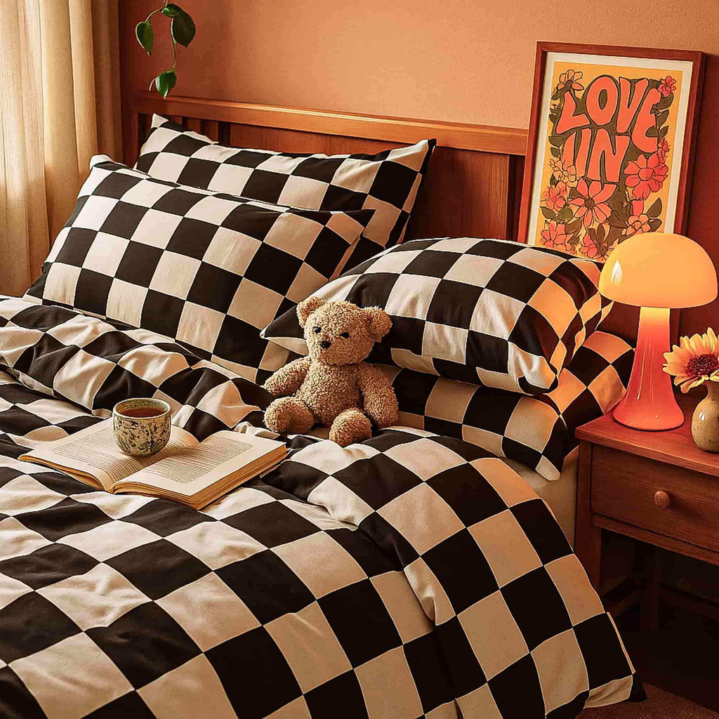 Checkerboard Bedding Set (2 Styles)