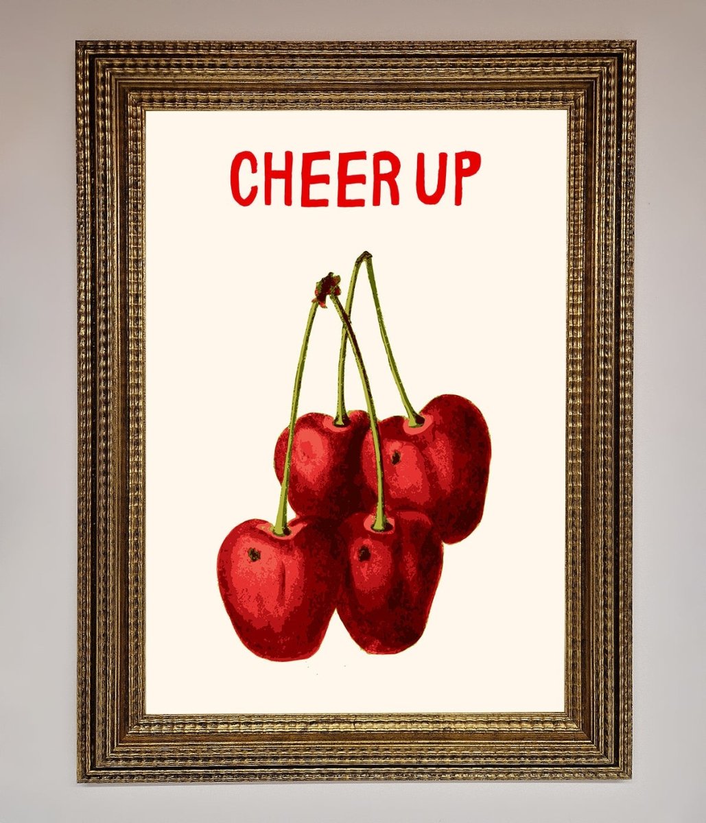 Cheer Up Cherries Framed Wall Art