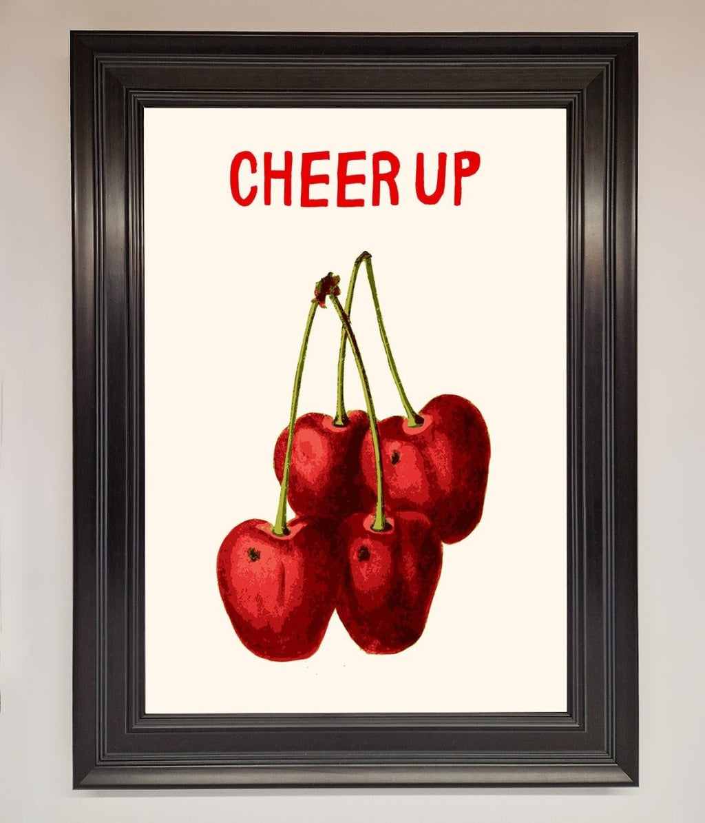 Cheer Up Cherries Framed Wall Art