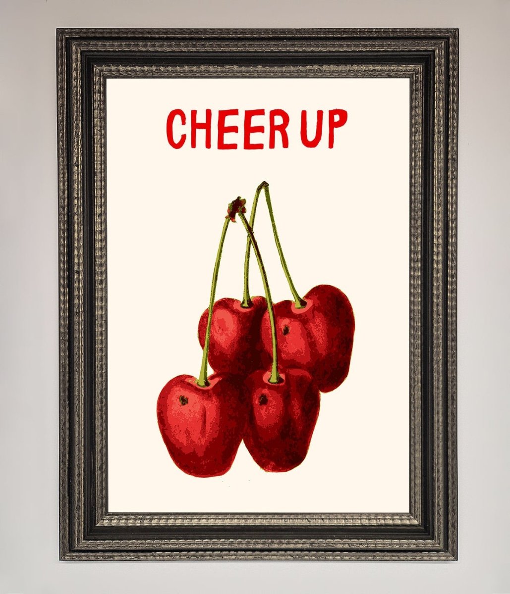 Cheer Up Cherries Framed Wall Art