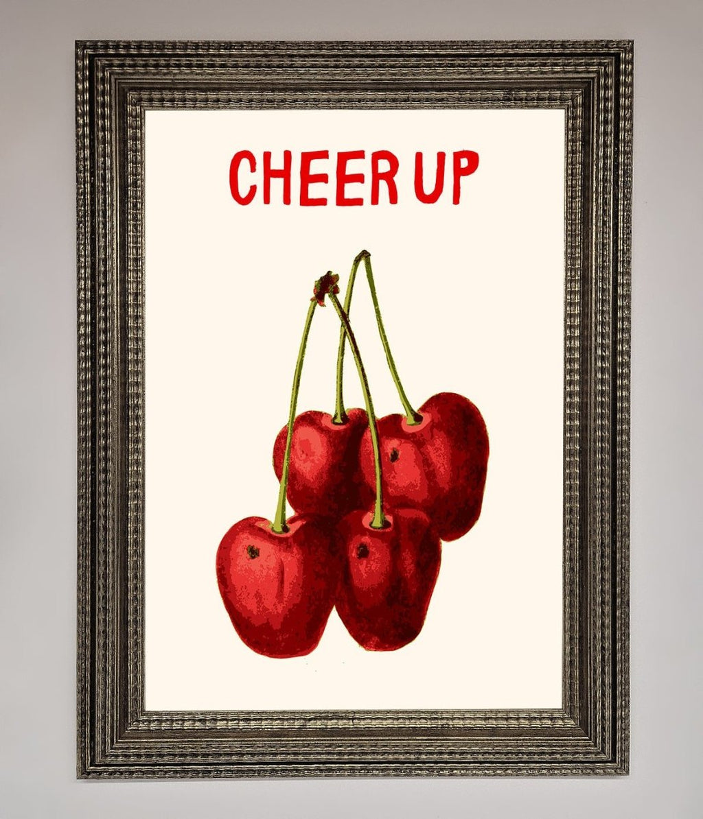 Cheer Up Cherries Framed Wall Art