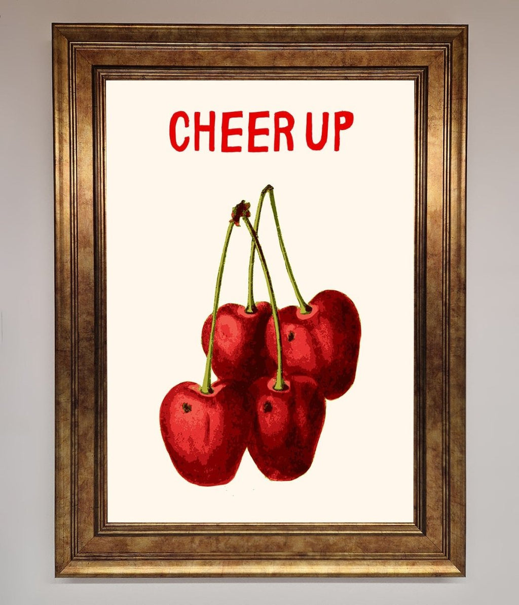 Cheer Up Cherries Framed Wall Art