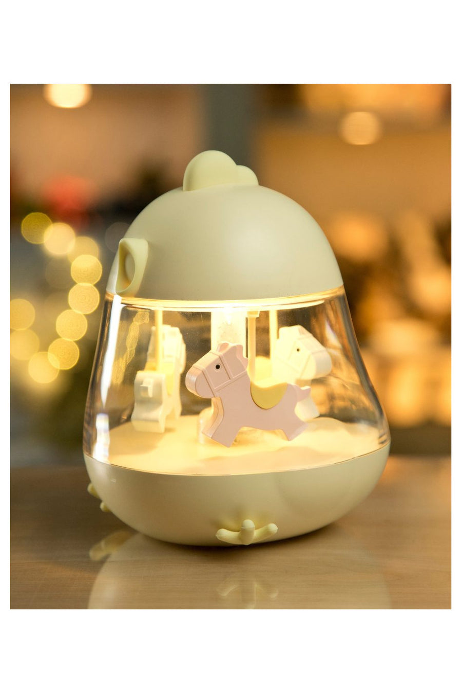 Carousel Night Lamp with Music Box – Soothing & Colorful by Rabbit & Friends at brixbailey.com