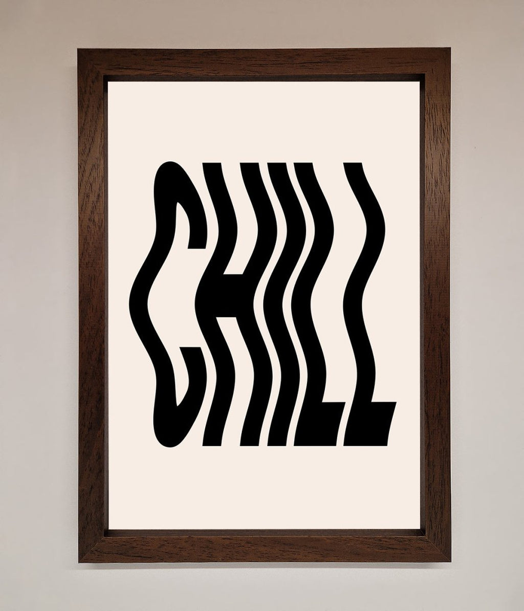 Chill Beige Framed Poster