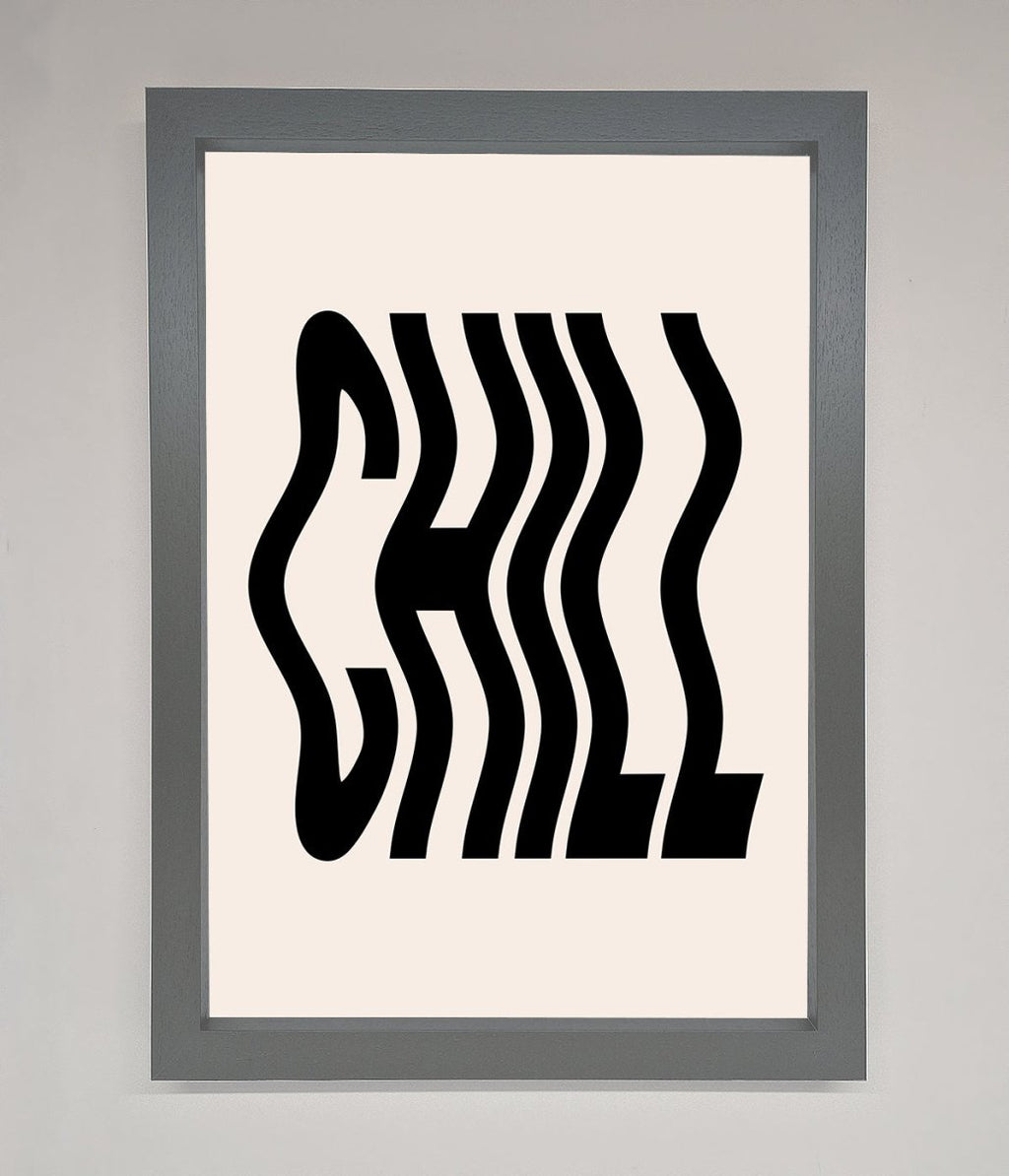 Chill Beige Framed Poster