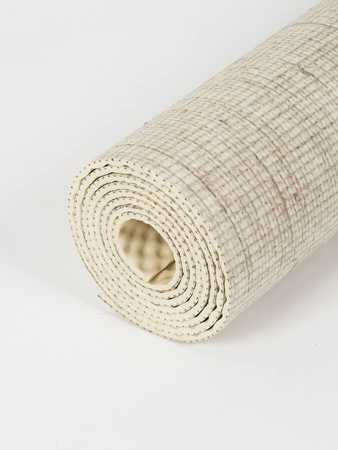 Standard Jute Yoga Mat 4mm Natural Rubber