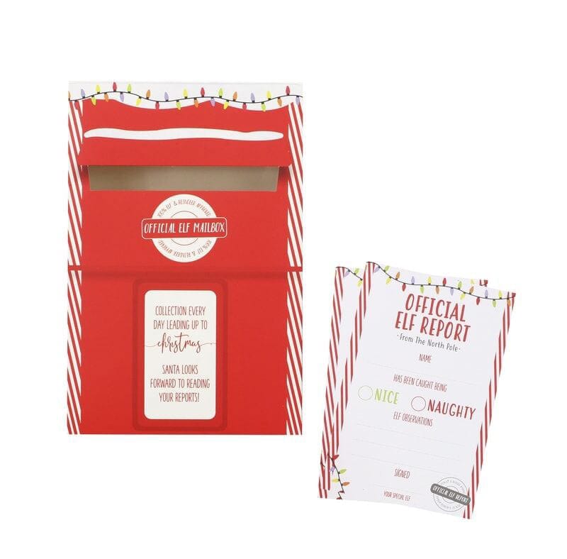 Ginger Ray Christmas Elf Report Cards and Post Box