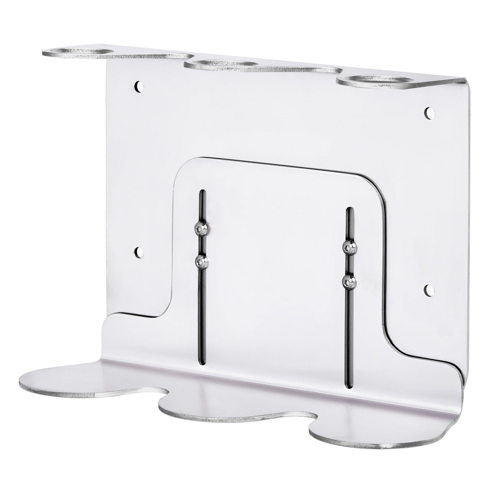 Chrome Triple Bottle Holder for Soap Dispensers