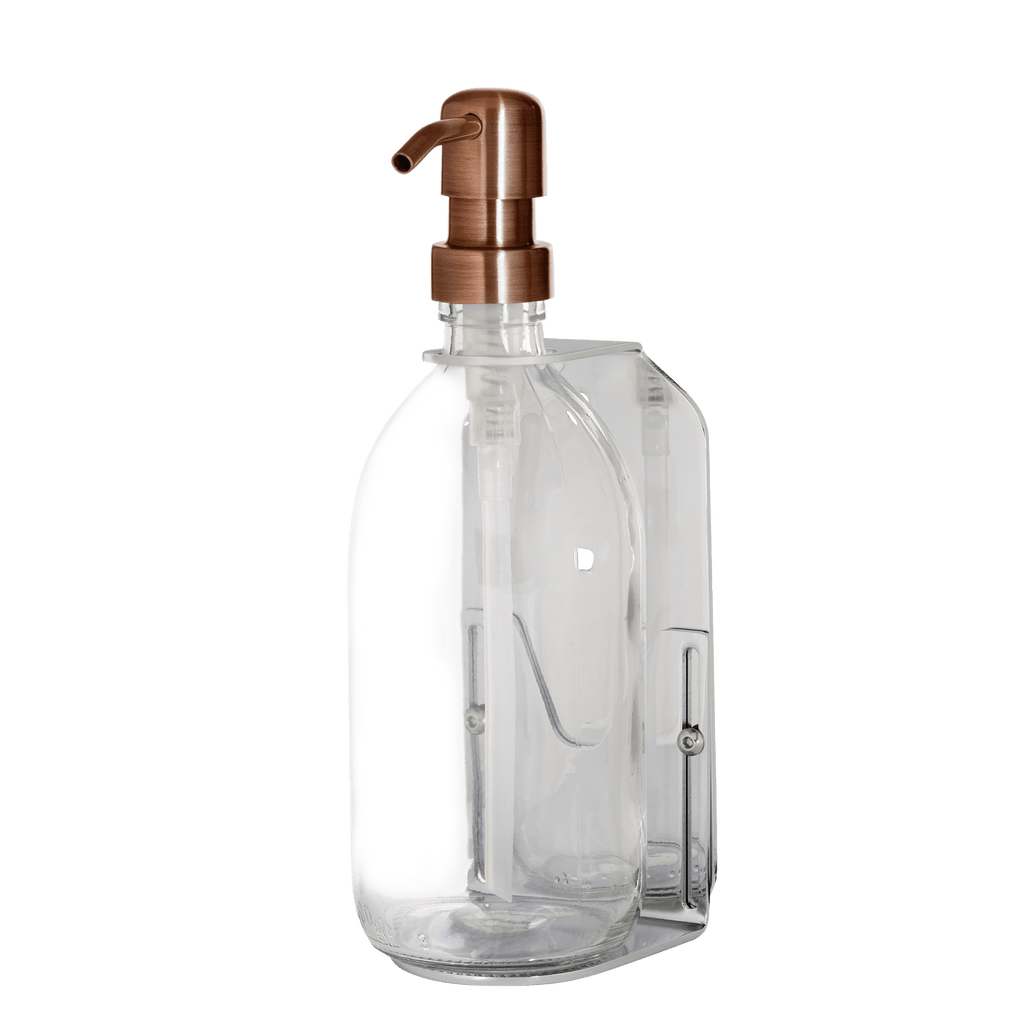 Chrome Single Wall Mounted Soap Dispenser