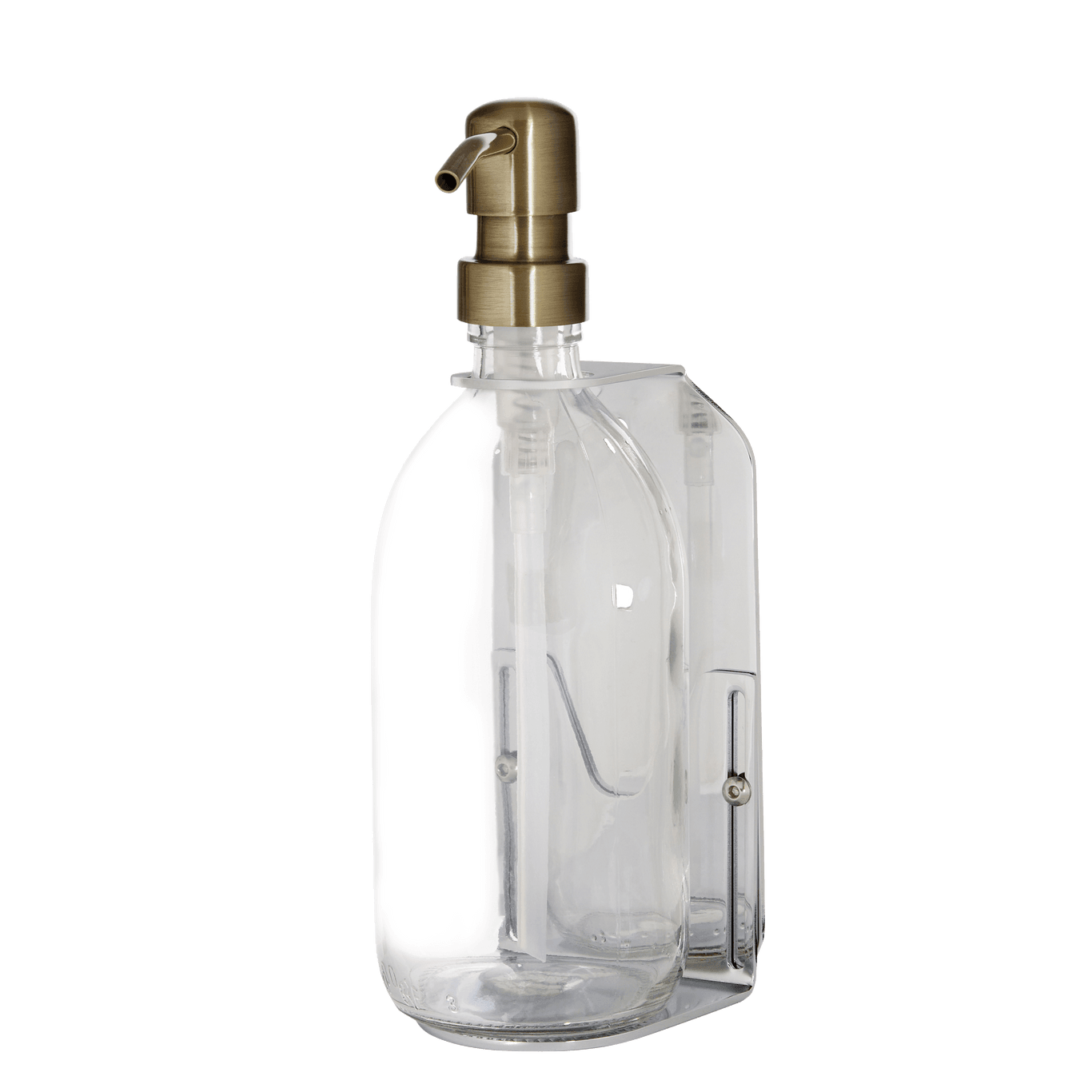 Chrome Single Wall Mounted Soap Dispenser