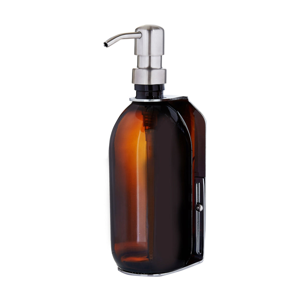 Chrome Single Wall Mounted Soap Dispenser