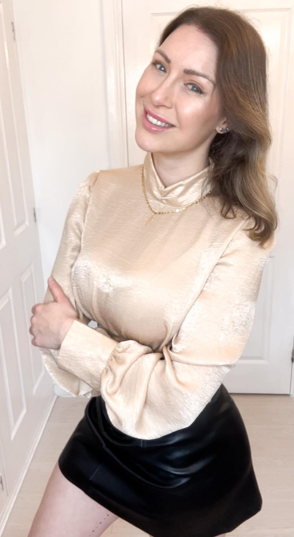 Chunky chain lightning bolt necklace