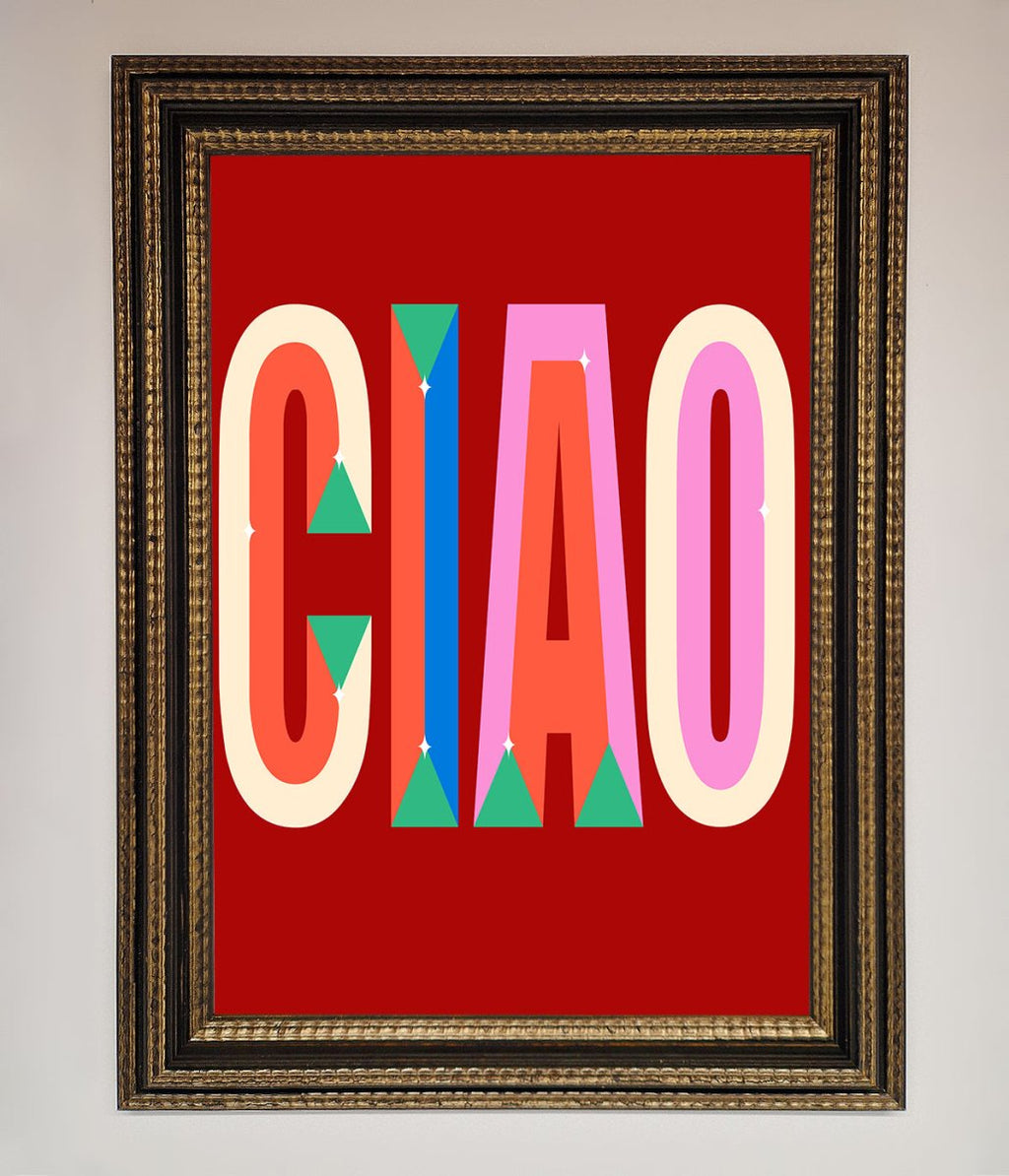 CIAO Framed Wall Art