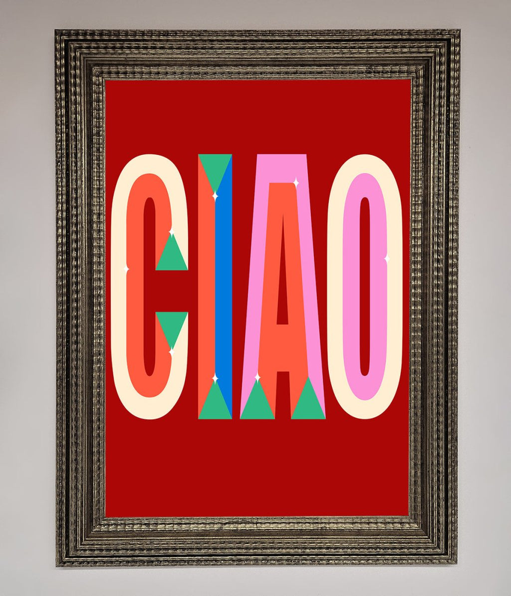 CIAO Framed Wall Art