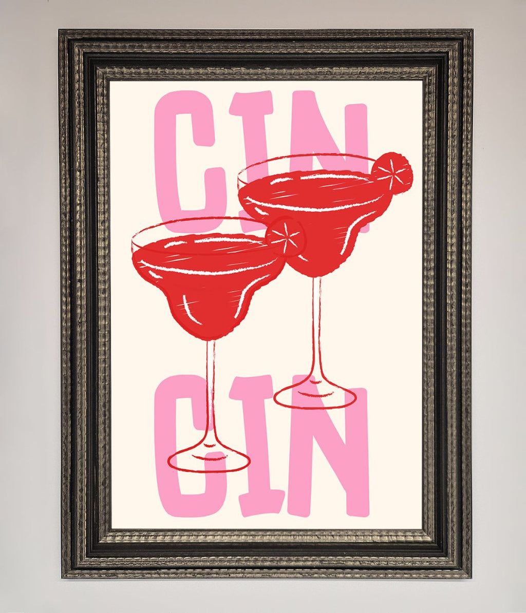 Cin Cin Framed Print