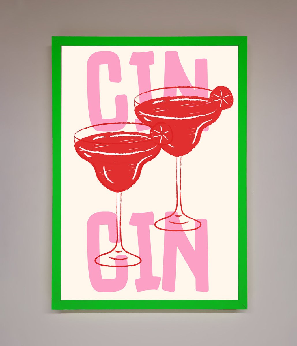 Cin Cin Framed Print