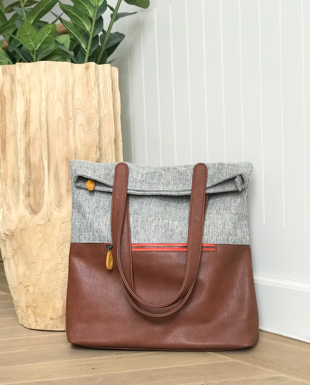 Convertible Backpack Tote with Luggage Sleeve