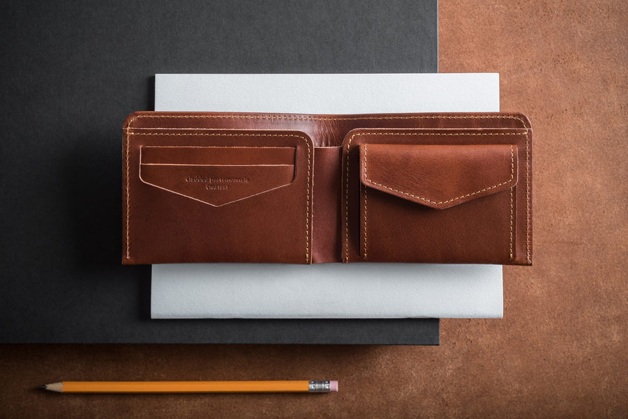 Clad Portemonnaie Wallet – Elegant Leather with Custom Storage by Craftory at brixbailey.com